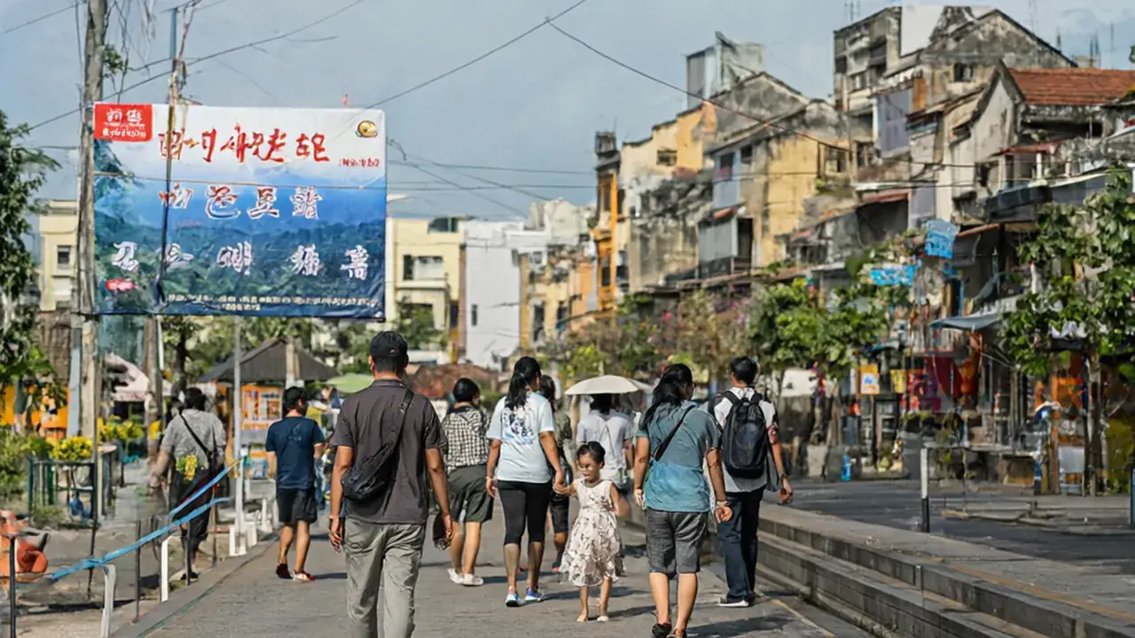 여행자보험 증권과 상비약, 여권을 책상 위에 놓고 점검하는 가족