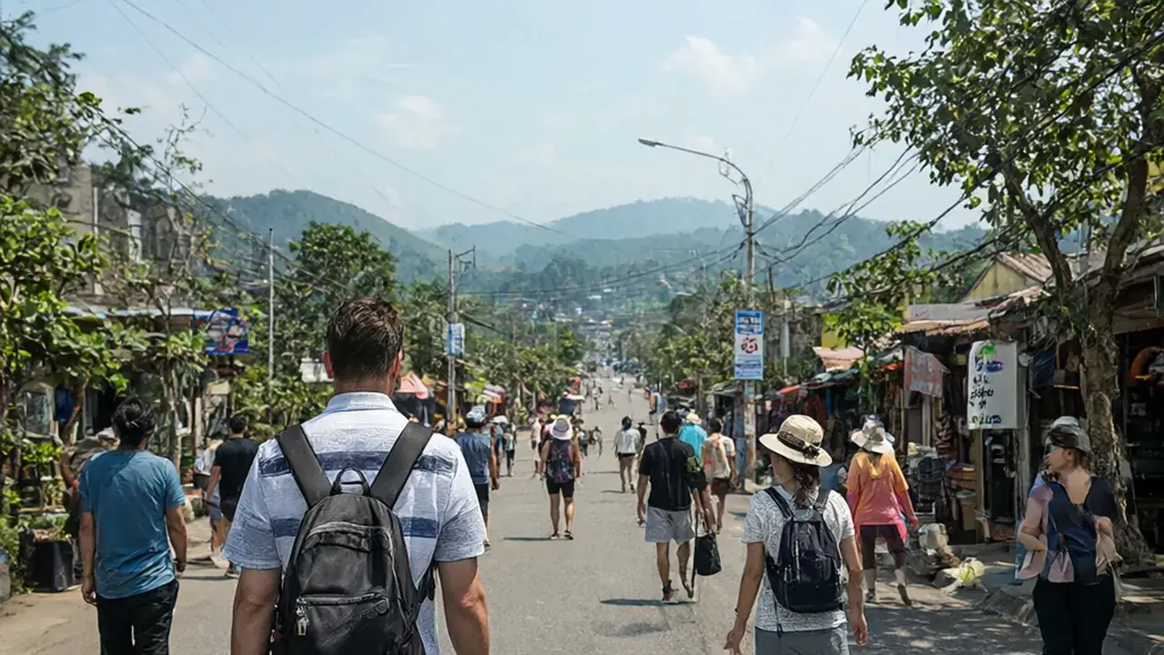 해변과 도시, 산, 골프장을 나눈 베트남 테마 지도